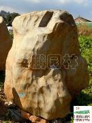 大型黄腊石招牌石25号，英德园林石