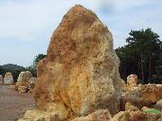 大型黄蜡石，大型景观石，大型刻字石